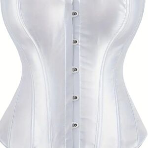 Solid Strapless Corset